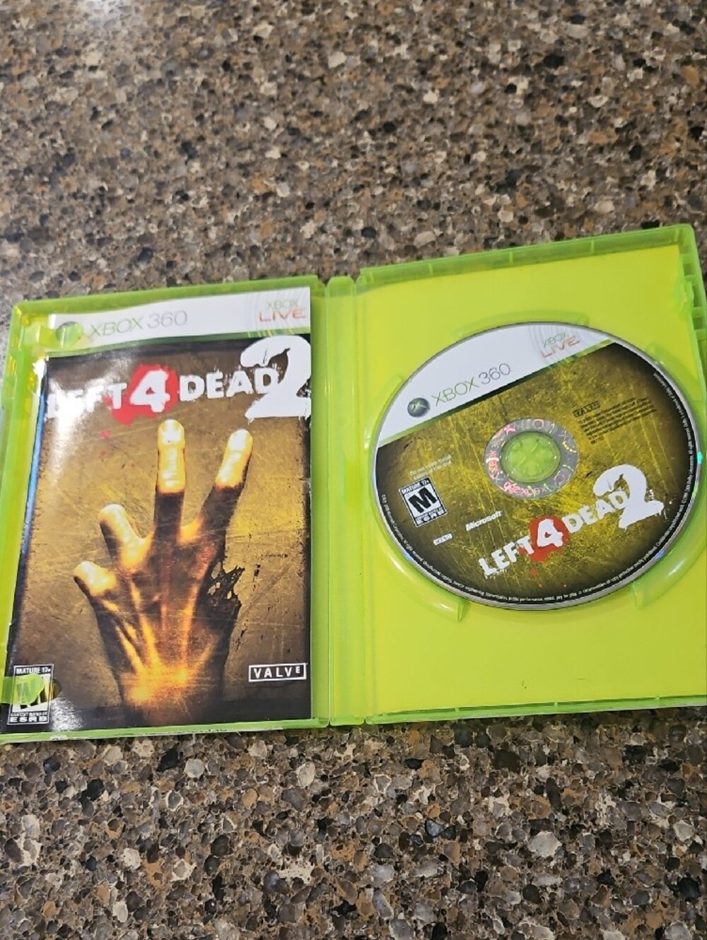 Microsoft Xbox 360 Left 4 Dead 2 - Yellow and Green Cover Art - Picture 2 of 2